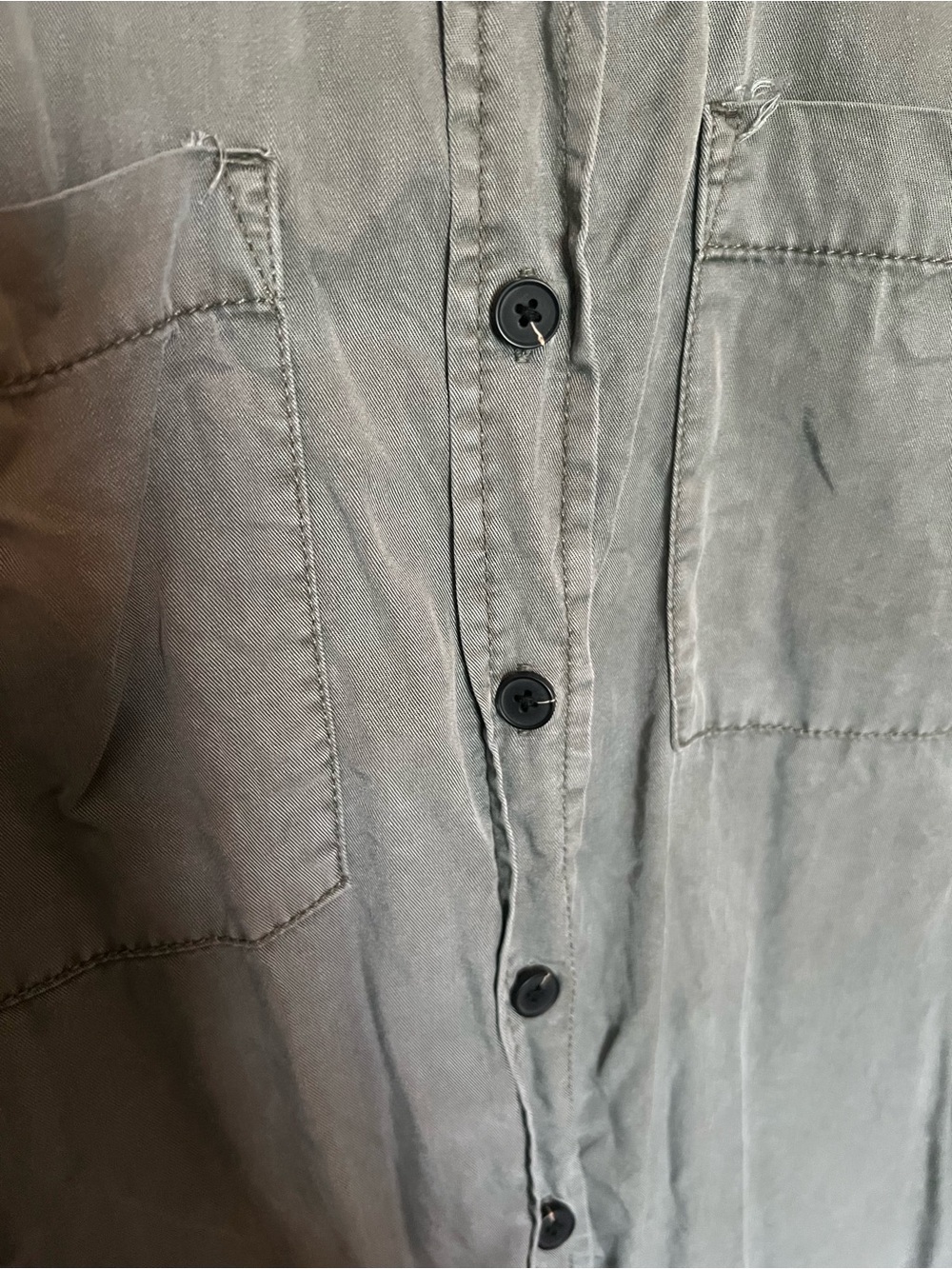 Universal Thread Green Button Up - Picture 4 of 6
